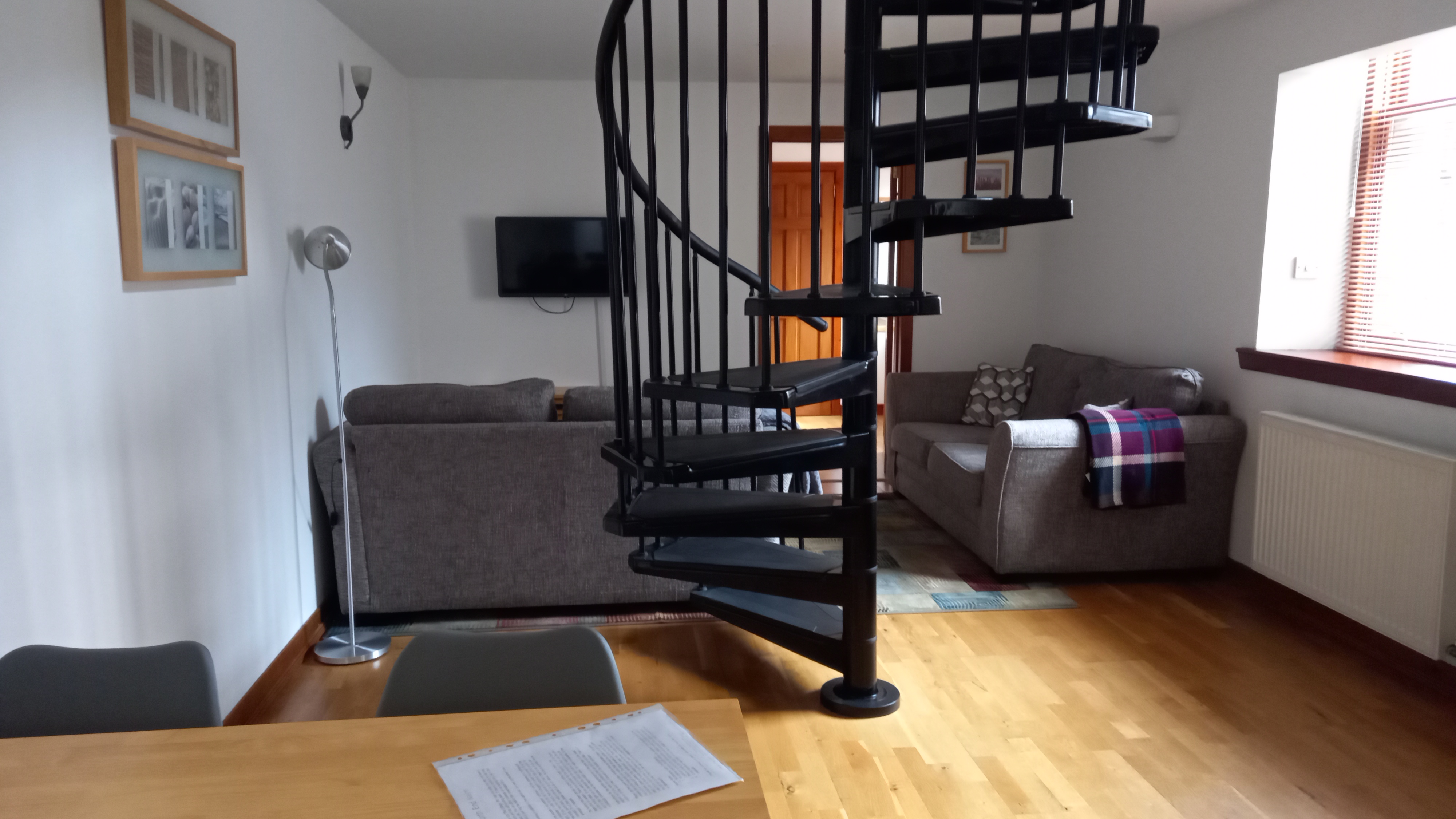 Living area from kitchen